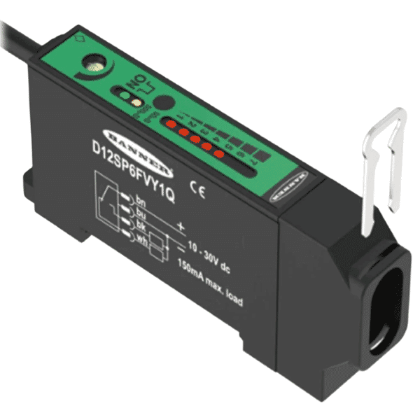 Banner D12SP6FVY1Q High Speed Glass Fiber Optic