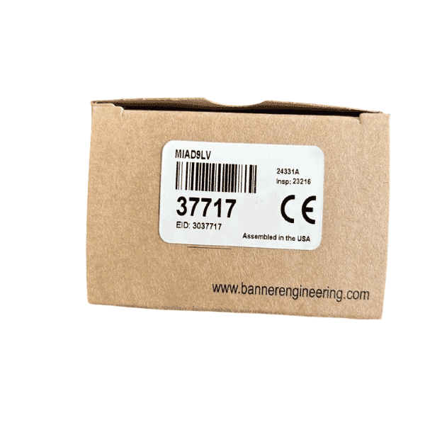 Banner MIAD9LV Photoelectric Sensors