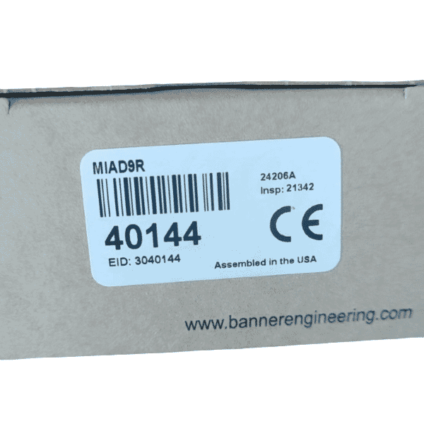 Banner MIAD9R Photoelectric Sensors