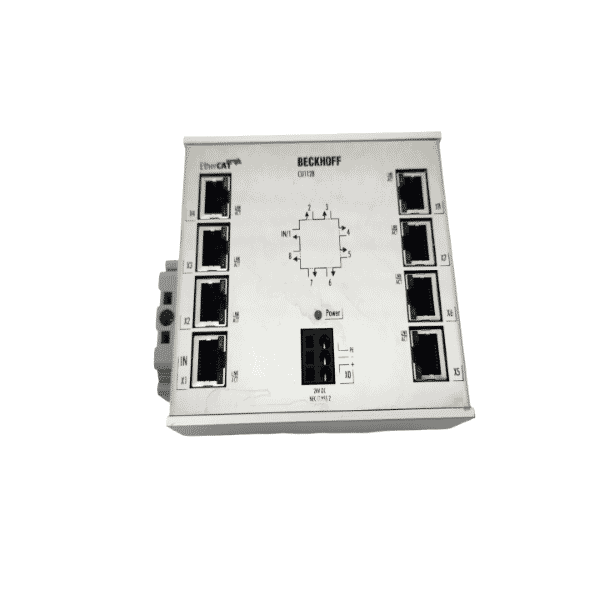 Beckhoff CU1128 Infrastructure, 8-port junction, EtherCAT, 100 Mbit/s, 24 V DC, RJ45