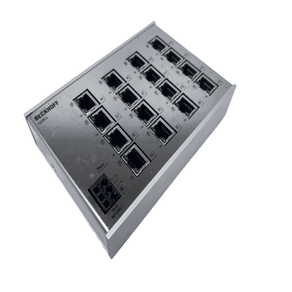 Beckhoff CU2016 Infrastructure, 16-port switch, Ethernet, 100 Mbit/s, 24 V DC, RJ45