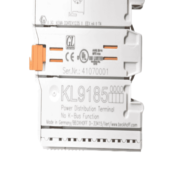 Beckhoff KL9185 Potential distribution terminal, 4 x 24 V DC, 4 x 0 V DC