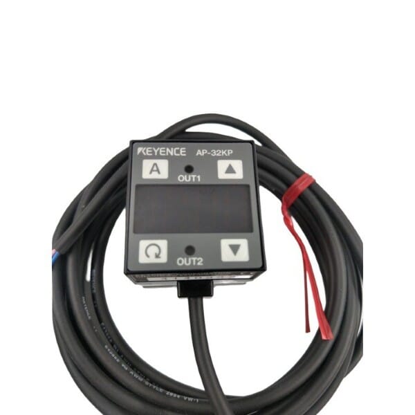 Keyence AP-32KP Pressure Sensor, Main Unit, Positive-Pressure Type, 100 kPa, PNP