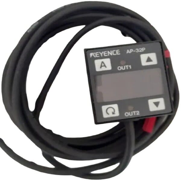 Keyence AP-32P Pressure Sensor, Main Unit, Positive-Pressure Type, 100 kPa, PNP