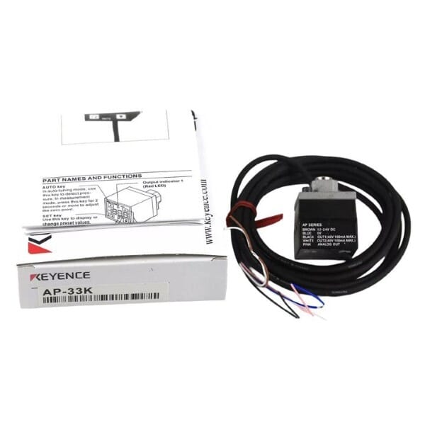 Keyence AP-33K Two-Color Digital Display Pressure Process Sensor, 1 Mpa, NPN