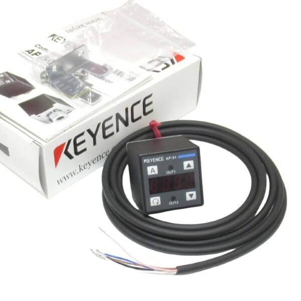 Keyence AP-51 Compact Pressure Sensor Main Unit, Negative-Pressure, -101.3 kPa