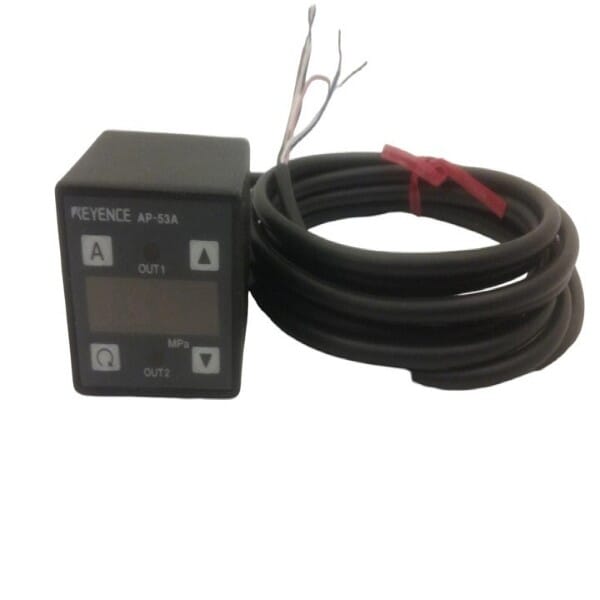 Keyence AP-53A Compact Pressure Sensor, Main Unit, Positive-PresType, 1 Mpa, NPN
