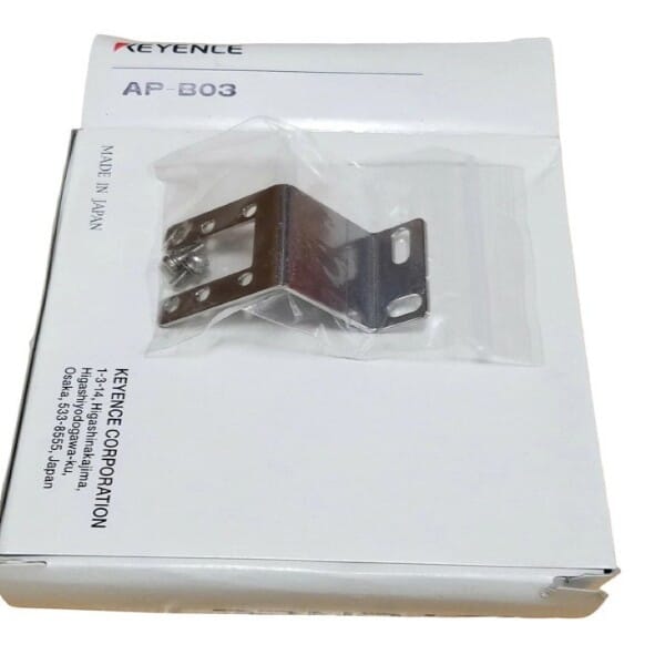 Keyence AP-B03 Process Sensor Accessory, Nameplate and Ceiling Mounting Bracket