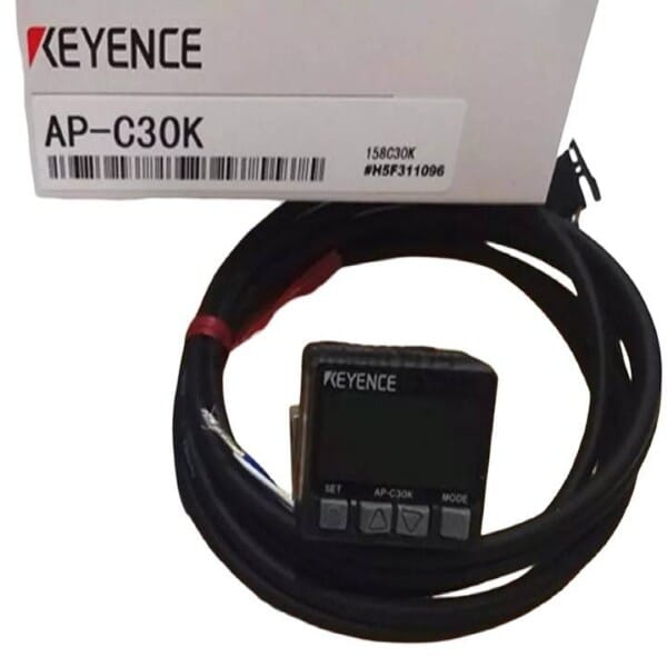 Keyence AP-C30K Sensor, Main Unit, Compound-Pressure, 101.3 to -101.3 kPa, NPN