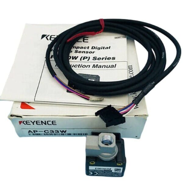 Keyence AP-C33W Pressure Sensor, Main Unit, Positive-Pressure Type, 1 Mpa, NPN