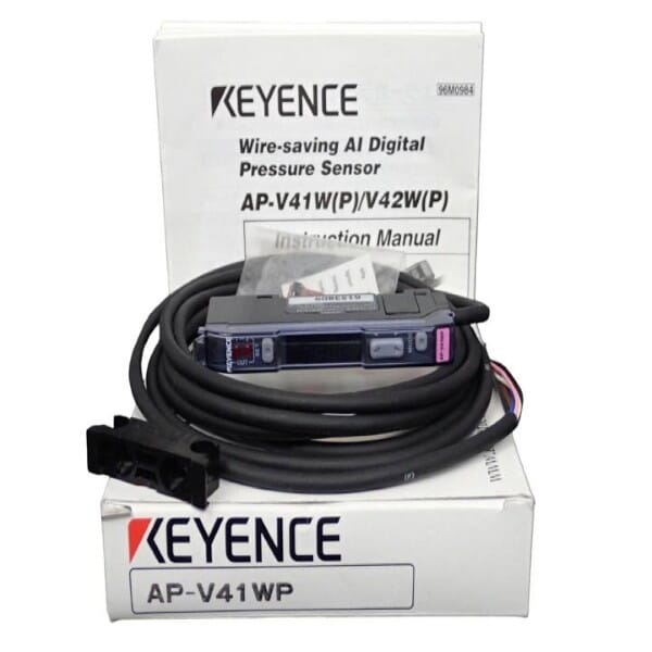 Keyence AP-V41WP Pressure Sensor, Amplifier Unit, Main Unit, PNP