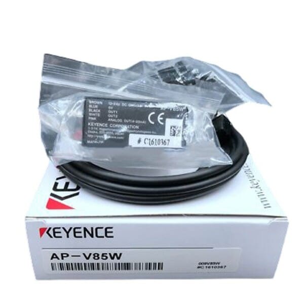 Keyence AP-V85W Pressure Sensor, Amplifier Unit, Panel Mount Type, Standard, NPN