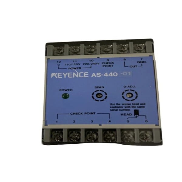 Keyence AS-440-01U Inductive Gauging Sensor Amplifier Unit
