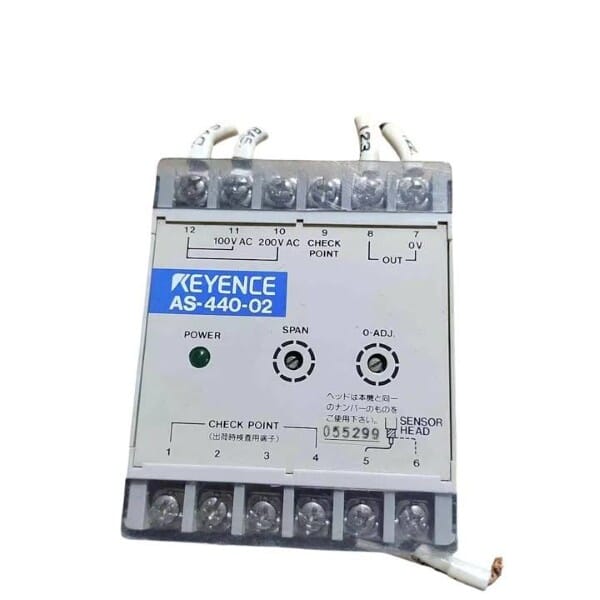 Keyence AS-440-02 Inductive Proximity Gauging Sensor, Amplifier Unit