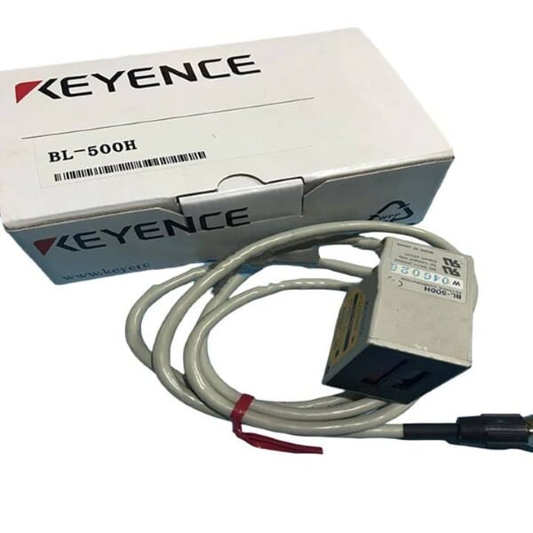 Keyence BL-500H Laser Barcode Reader, Side Direction, Single Scanning, High Res