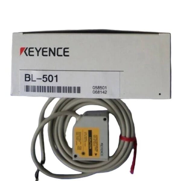 Keyence BL-501 Laser Barcode Scanner Reader, Front Direction, Raster, Standard