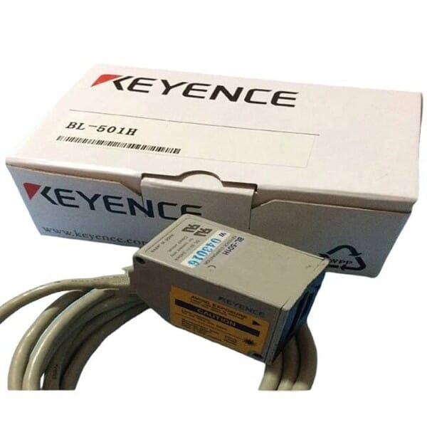 Keyence BL-501H Laser Barcode Reader, Front Reading Direction, Raster Method