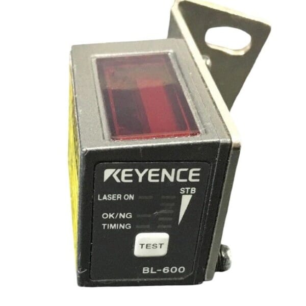 Keyence BL-600 Ultra Small Laser Barcode Reader, Standard Type, Front Single