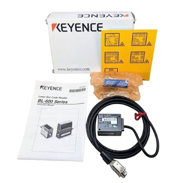 Keyence BL-601HA Ultra-Compact Small Laser Barcode Reader, High-Resolution Type