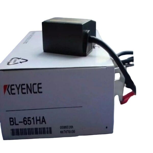 Keyence BL-651HA Ultra Small Laser Barcode Reader, High-Resolution, Side Raster