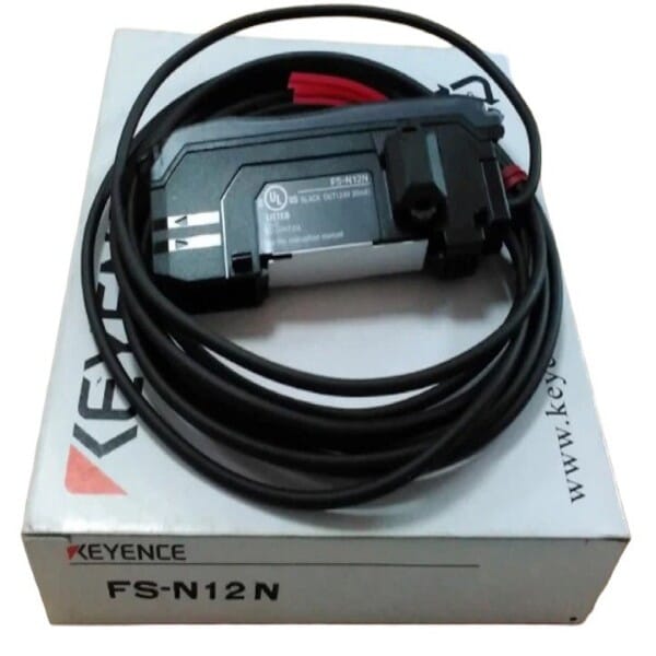 Keyence FS-N12N Fiber Optic Sensor, Fiber Amplifier, Cable, Expansion Unit, NPN