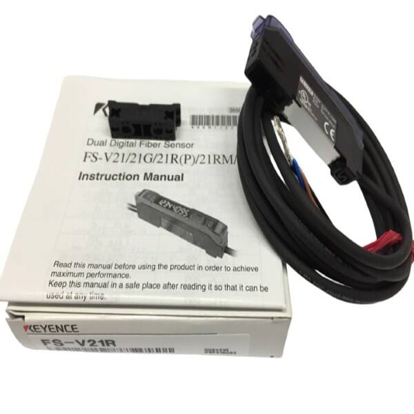 Keyence FS-V21R Digital Fiber Optic Sensor, Amplifier, Cable Type, Main Unit NPN