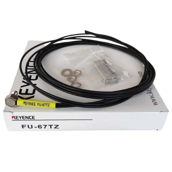 Keyence FU-67TZ Digital Fiber Optic Sensor, Reflective Fiber Unit ...