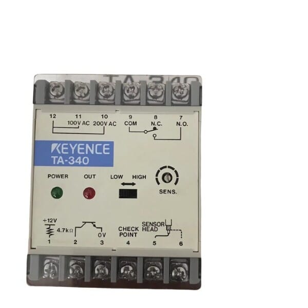 Keyence TA-340U Metal Passage Confirmation Sensor, Amplifier Unit