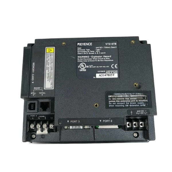 Keyence VT2-5SB HMI Control, High-Def Display, 5-Inch QVGA STN Color Touch Panel