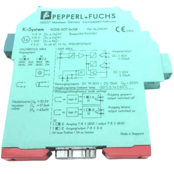 Pepperl+Fuchs KCD2-SOT-EX1.LB Resistance Repeater