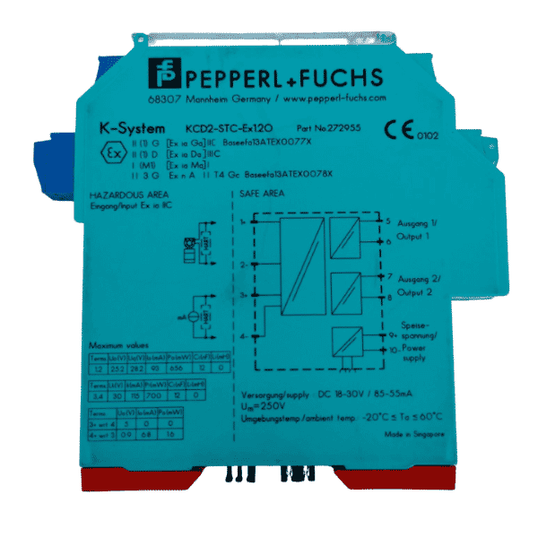 Pepperl+Fuchs KCD2-STC-EX1.2O Resistance Repeater