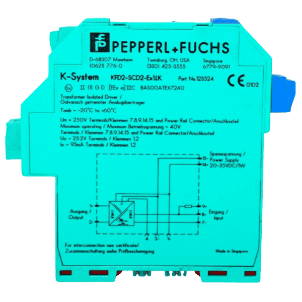 Pepperl+Fuchs KFD2-SCD2-Ex1.LK Transmitter Power Supply