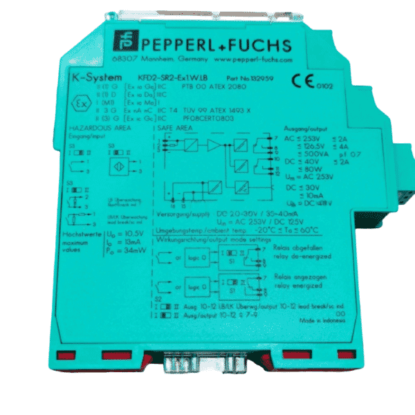 Pepperl+Fuchs KFD2-SR2-EX1.W.LB Intrinsically Safe Barrier 132959