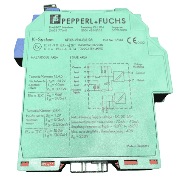 Pepperl+Fuchs KFD2-VR4-EX1.26 Transmitter Power Supply