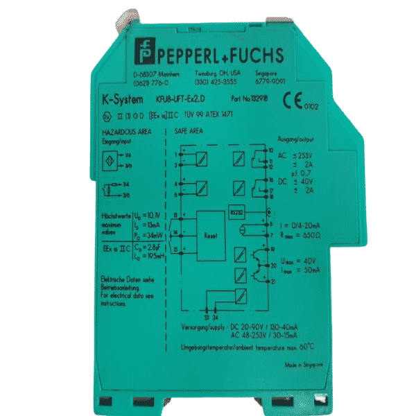 Pepperl+Fuchs KFU8-UFT-Ex2.D Frequency Converter with Direction and Synchronization Monitor