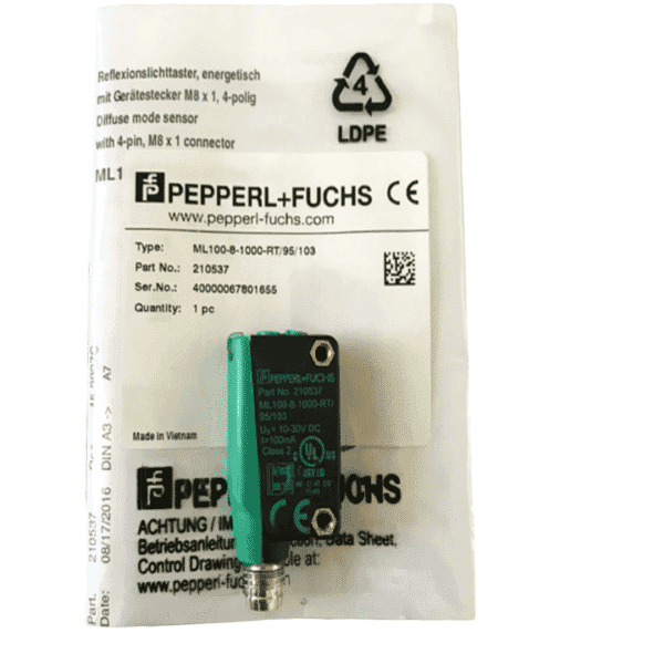 Pepperl+Fuchs ML100-8-1000-RT/95/103 Photoelectric Sensors 210537