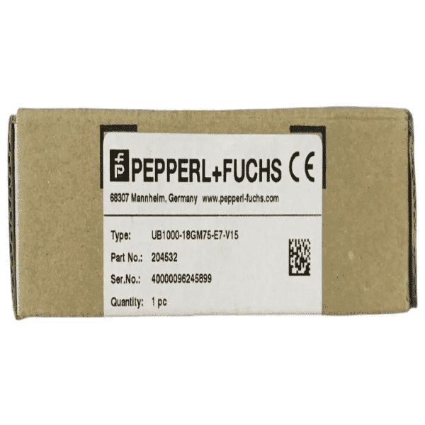 Pepperl+Fuchs UB1000-18GM75-E7-V15 Ultrasonic direct detection sensor