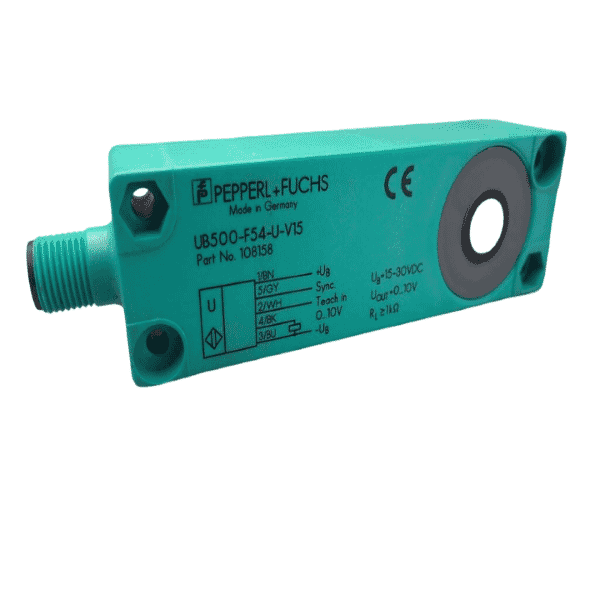 Pepperl+Fuchs UB500-F54-U-V15 Ultrasonic direct detection sensor