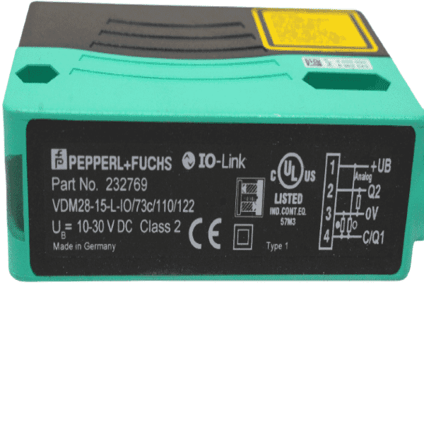 Pepperl+Fuchs VDM28-15-L1-IO/73C/110/122 Distance Sensor