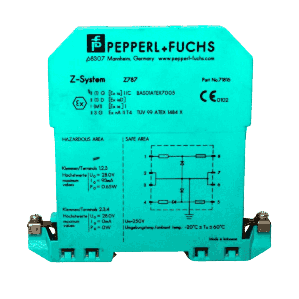 Pepperl+Fuchs Z787 Zener Barrier